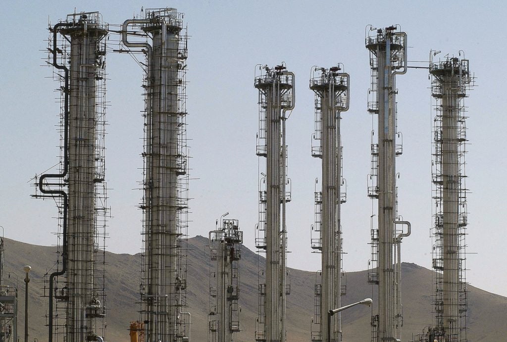 Under the terms of an agreement reached last month, Iran has vowed not to make "any further advances of its activities" at its reactor in Arak. (Majid Saeedi/Getty Images)