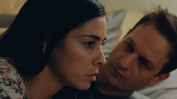 Sarah Silverman, shown here with co-star Josh Charles, aims to break out as a dramatic actress in 'I Smile Back.' (Eric Lin)