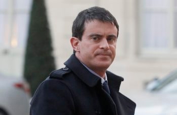 French Prime Minister Manuel Valls arriving at the Elysee Palace in Paris for a meeting with French Jewish leaders, Jan. 11, 2015. (Thierry Chesnot/Getty Images)