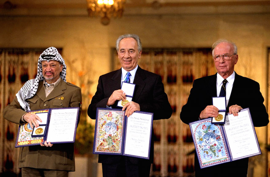 Arafat Peres Rabin Nobel