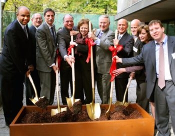 A 2011 groundbreaking ceremony for a $4.4 million renovation of FEGS Tanya Towers residence, an affordable housing site for low-income seniors and individuals with disabilities. (Facebook)