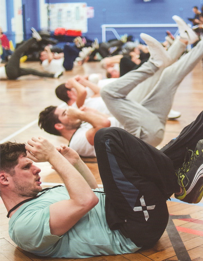 Volunteers training at the Community Security Trust headquarters in London. (Courtesy photo)