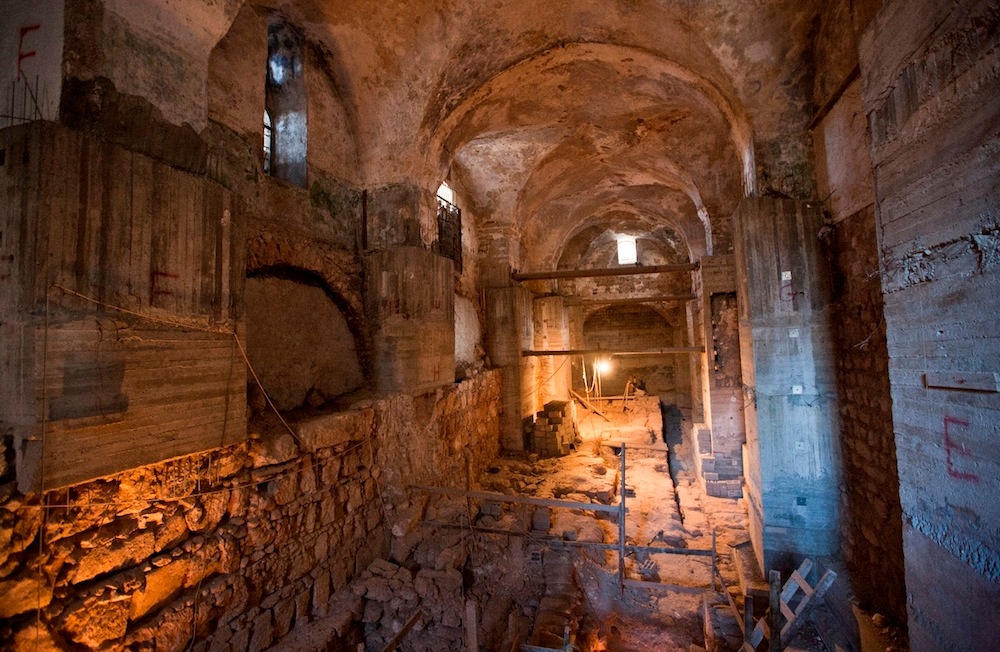 Beneath a former Ottoman prison in Jerusalem's Old City, layers of ancient history were uncovered. (Courtesy photo)