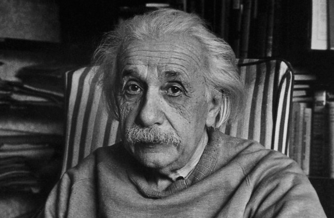 Albert Einstein, pictured here at his home in Princeton, N.J., in 1949. (Alfred Eisenstaedt via CC)
