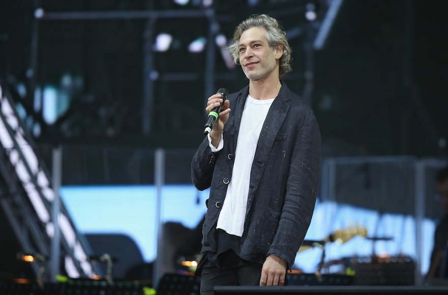 Matisyahu performing at the opening ceremony of the European Maccabi Games on July 28, 2015, in Berlin. (Sean Gallup/Getty Images)