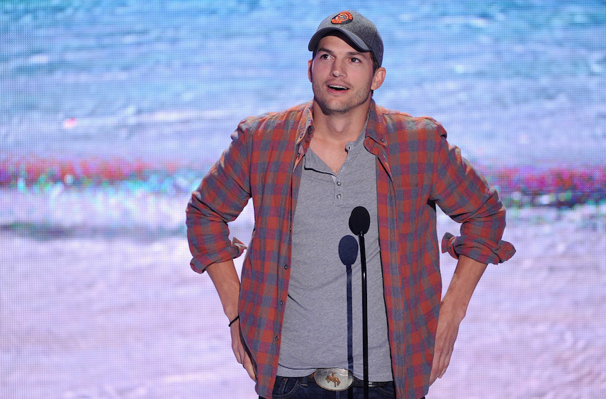 Ashton Kutcher onstage during the Teen Choice Awards at the Gibson Amphitheatre in Universal City, California. on Aug. 11, 2013. (Kevin Winter/Getty Images)