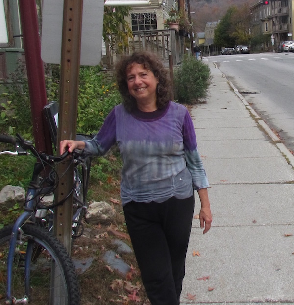 Tobie Weisman in Montpelier, Vermont, where she is one of four women rabbis attached to the town's synagogue, Oct. 14, 2015. (Ron Kampeas)