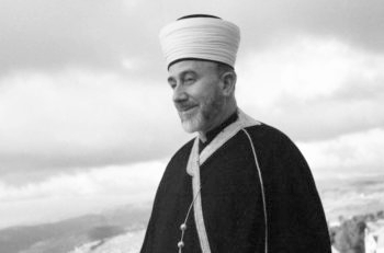 The Mufti of Jerusalem Haj Amin al-Husseini in Aley, Lebanon, where he consulted with Arab leaders on the defense of Palestine, Oct. 9, 1947. (AP Images)