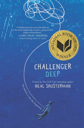 The cover of "Challenger Deep," which won a National Book Award. (Courtesy of Harper Collins)