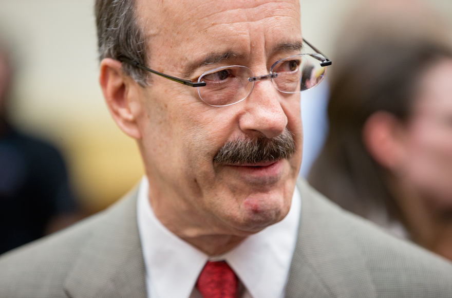 Rep. Eliot Engel, D-N.Y., heading to a House Foreign Affairs Committee hearing in Washington, D.C., July 28, 2015. (Andrew Harnik/AP Images)