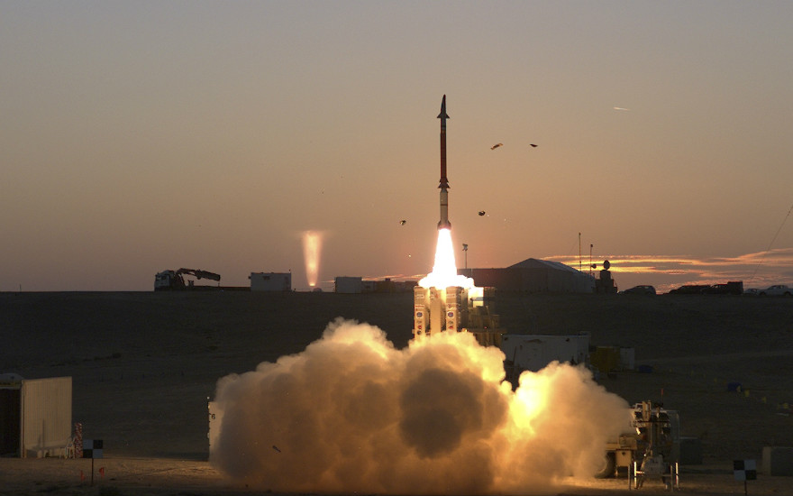 The David's Sling missile defense system undergoes a final round of tests on Dec. 21, 2015 in Israel. (AP Photo courtesy of Israel Ministry of Defense) 