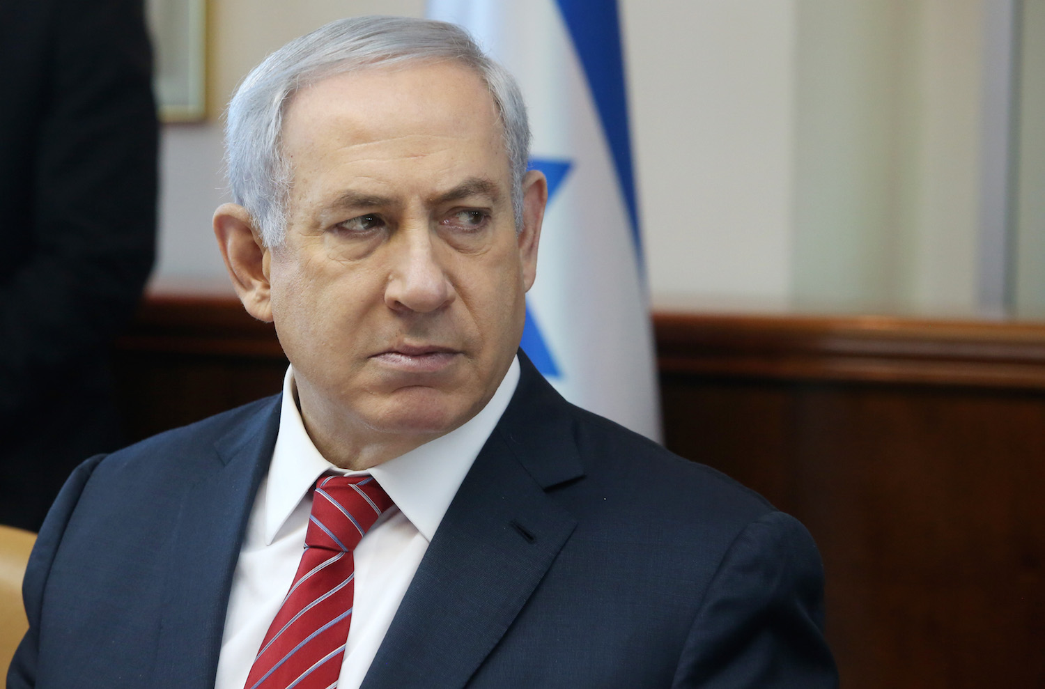 Prime Minister Benjamin Netanyahu in Jerusalem, Dec. 27, 2015. (Marc Israel Sellem/POOL)