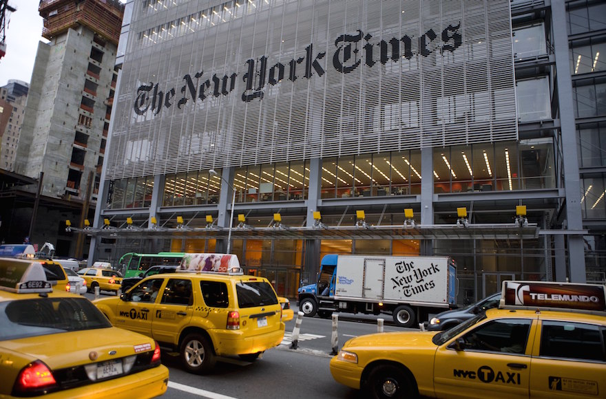 The New York Times newspaper being delivered to newsstands and all night deli's starting at 5 a.m. on May, 2008, in New York City. ( Jonathan Torgovnik/Getty Images)