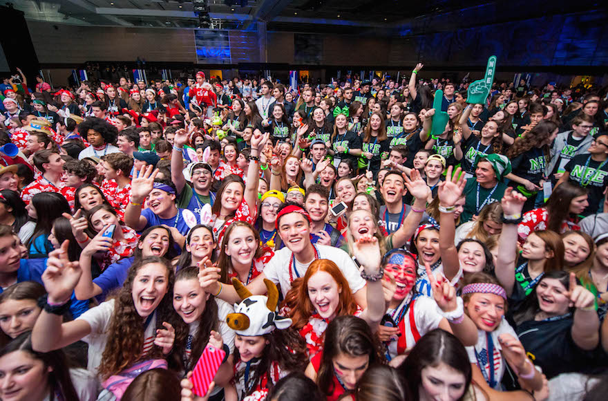 Participants in the BBYO International Conference in Baltimore, Feb. 18, 2016. (Jason Dixson Photography)