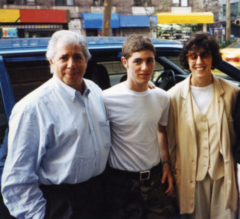 From left: Carl Bernstein, Jacob Bernstein and Nora Ephron in an undated photo. (Courtesy of HBO)