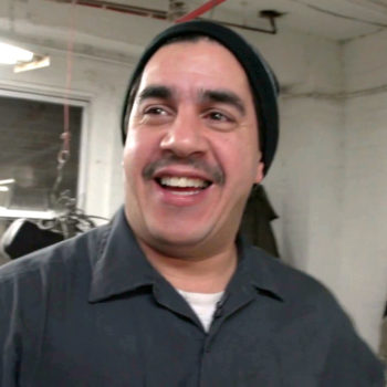 Anthony Zapata, the breakout "star" of the film, worked at Streit's from 1983 until it closed its Lower East Side factory in 2015. (Courtesy of Menemsha Films)