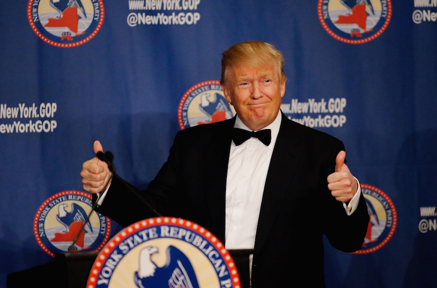 Donald Trump attending the 2016 the New York State Republican Gala in New York City, April 14, 2016. (Eduardo Munoz Alvarez/Getty Images)
