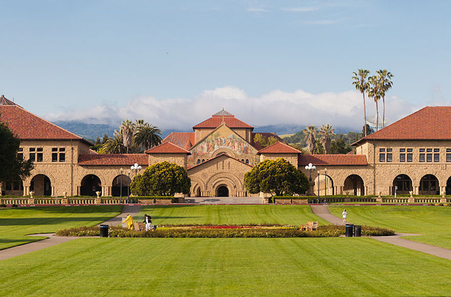 The main quadrangle of Stanford University (Wikimedia Commons)