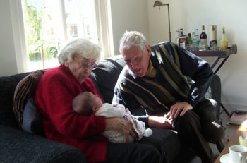 Emmnauel and Hetty Joels in Amsterdam in 2012. (Courtesy of Jet Naftaniel)