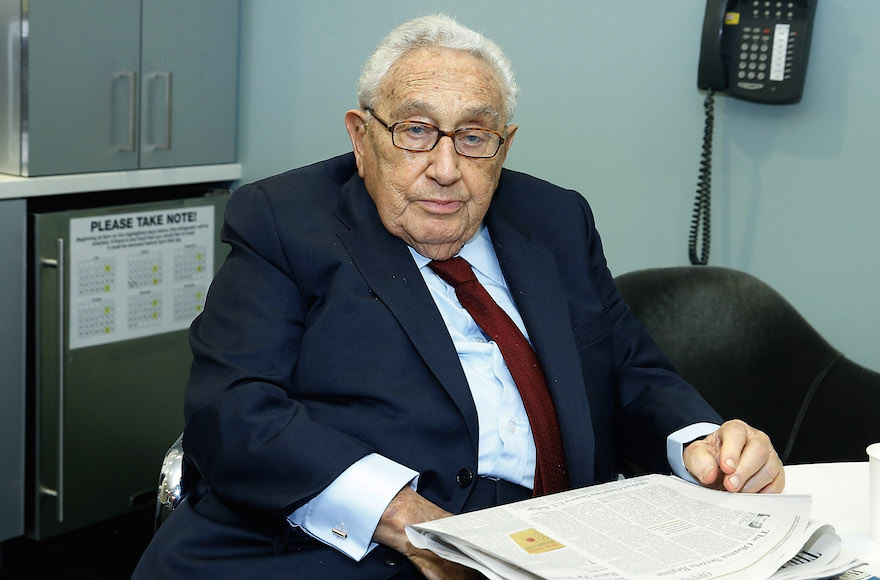Former United States Secretary of State Henry Kissinger visiting Fox Business Network at FOX Studios, Dec. 18, 2015, in New York City. (John Lamparski/Getty Images)