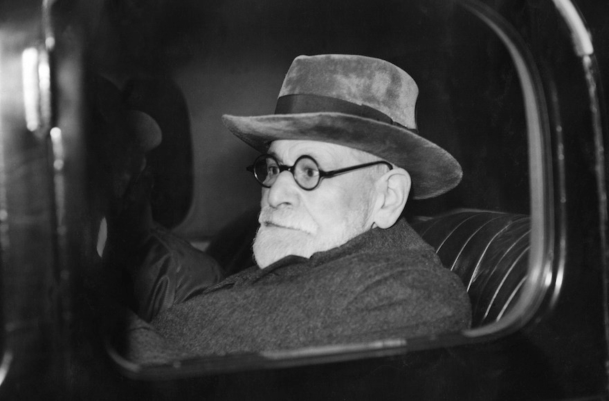 Sigmund Freud leaving Victoria Station after his arrival in London June 6, 1938. (AFP/Getty Images)