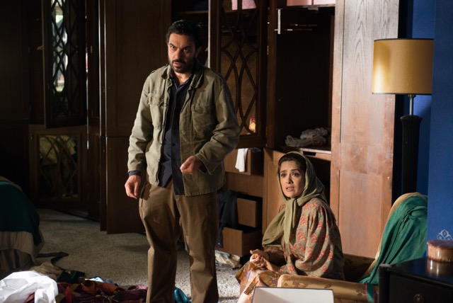 Selma Hayak-Pinault, right, stars as Farnez Amin in "Septembers of Shiraz." (Courtesy of Momentum Pictures) 