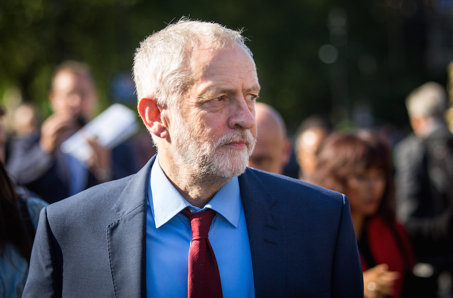 Jeremy Corbyn, leader of the Labour Party, outside the Houses of Parliament in London after the United Kingdom voted to leave the European Union, June 24, 2016. (Rob Stothard/Getty Images)