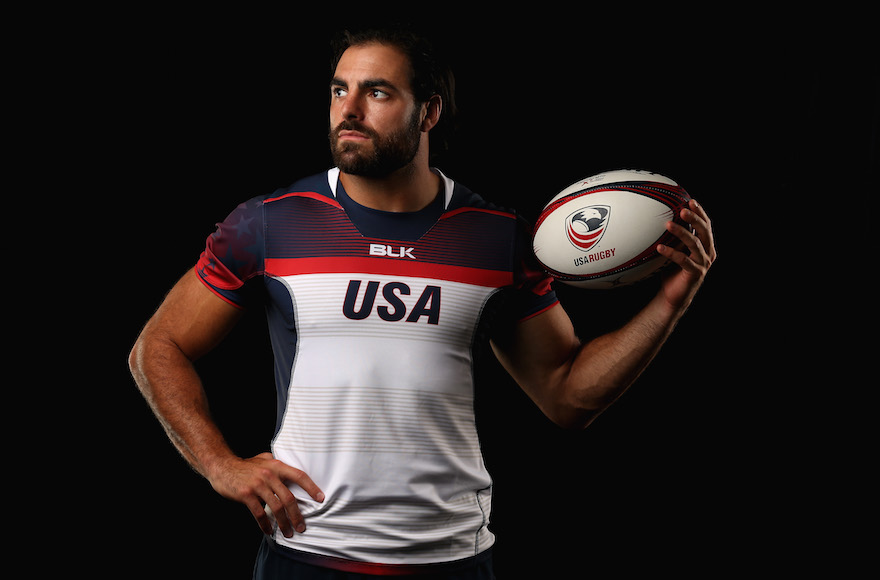CHULA VISTA, CA - JULY 21: Nate Ebner of the USA Rugby Mens Sevens Team poses for a portrait at the Olympic Training Center on July 21, 2016 in Chula Vista, California. (Photo by Sean M. Haffey/Getty Images)