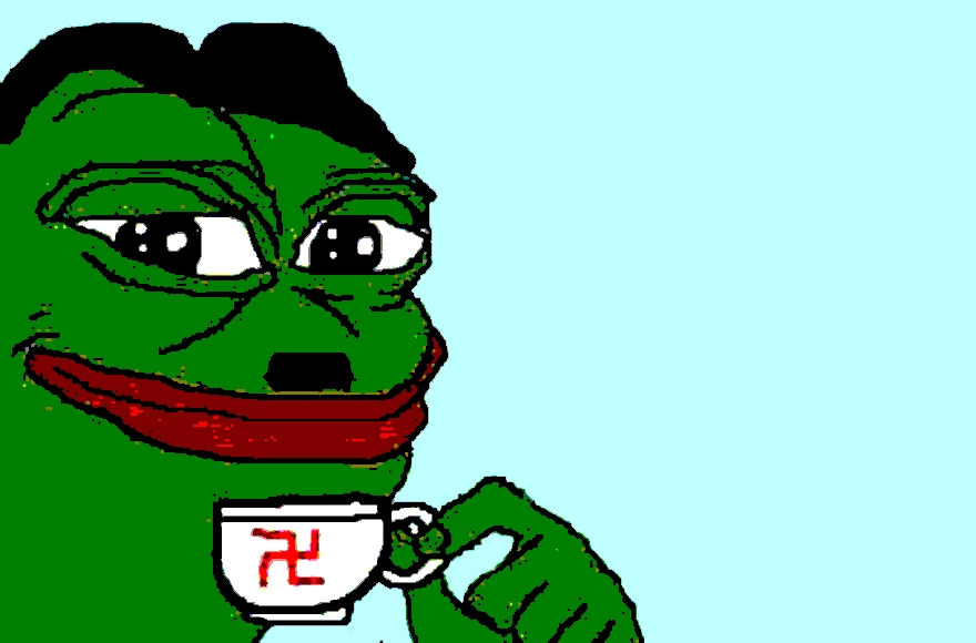 Pepe the Frog, an internet meme, has become a symbol of the alt-right. (Twitter)