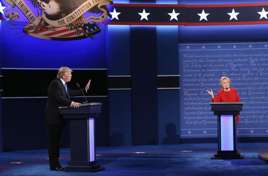 Trump and Clinton debate