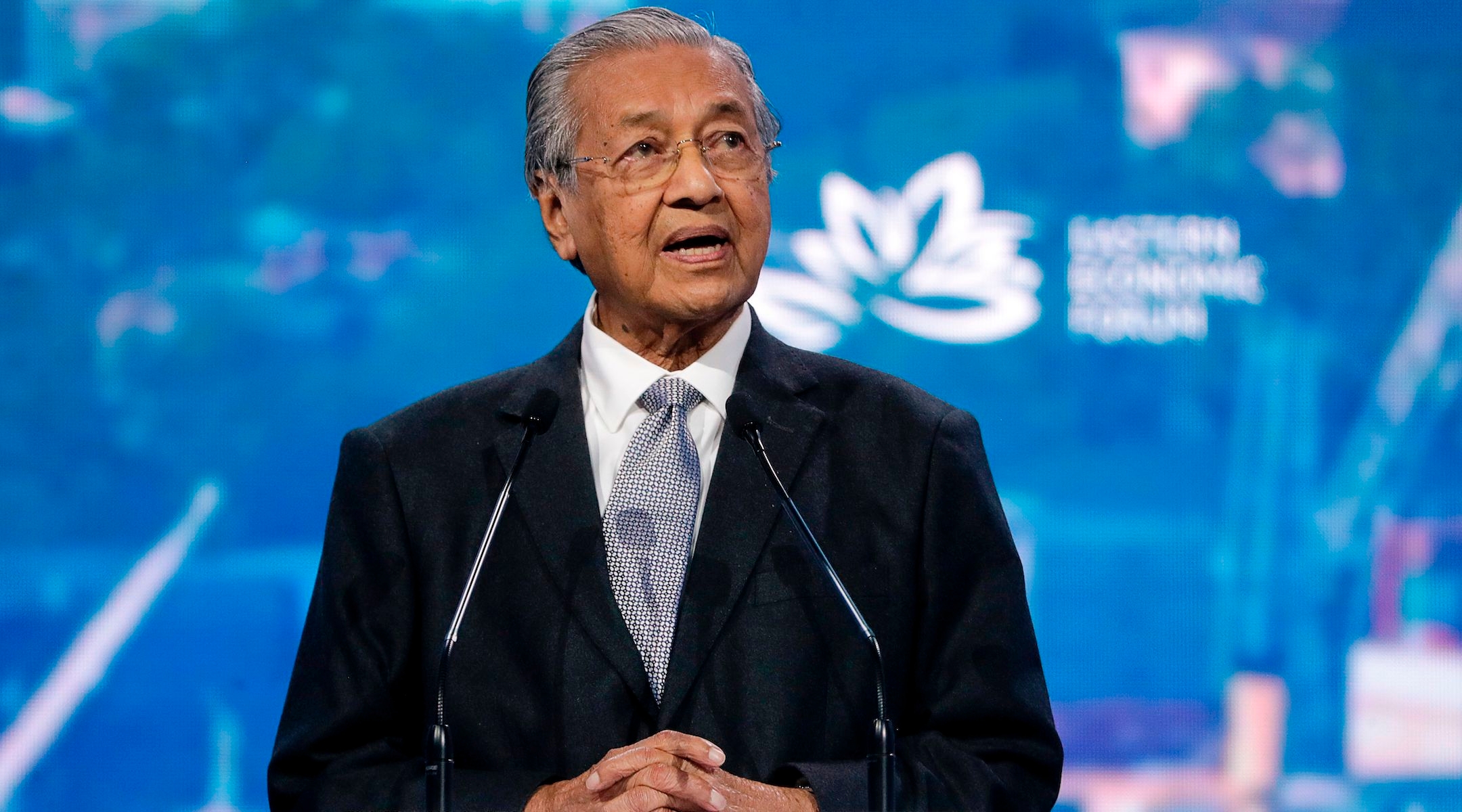 Malaysia’s prime minister, who said he is proud to be called anti-Semitic, is speaking at Columbia University