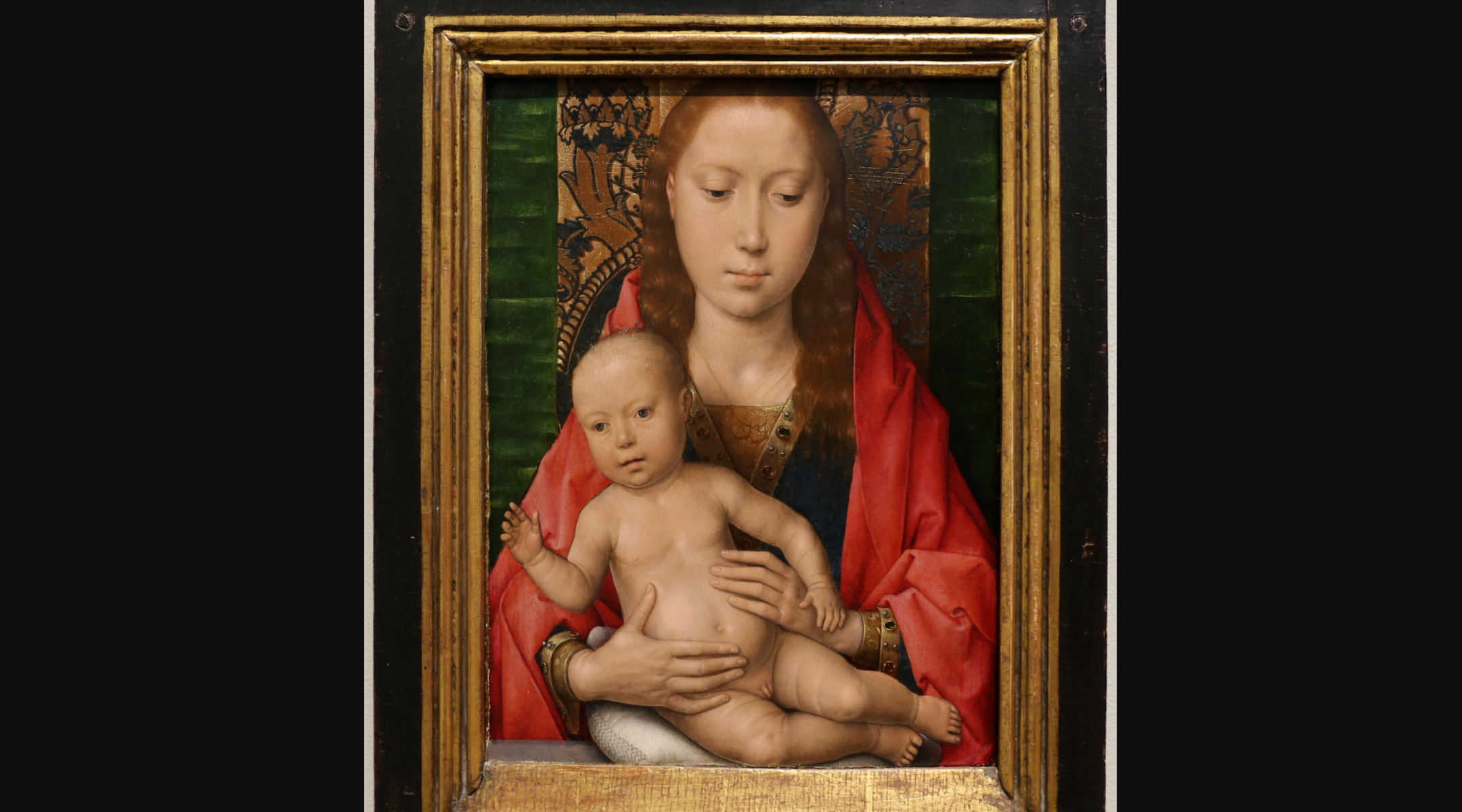"Madonna and Child" by Hans Memling