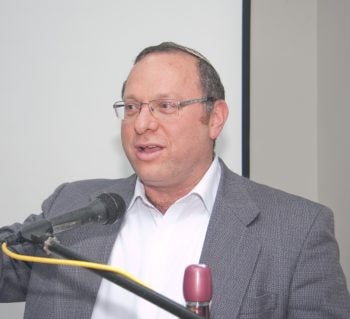 Gesher's executive director, Ilan Geal-Dor, has been promoting the upcoming reunion for his organization, which works to bring together religious and secular Jews. (Courtesy of Ilan Geal-Dor)