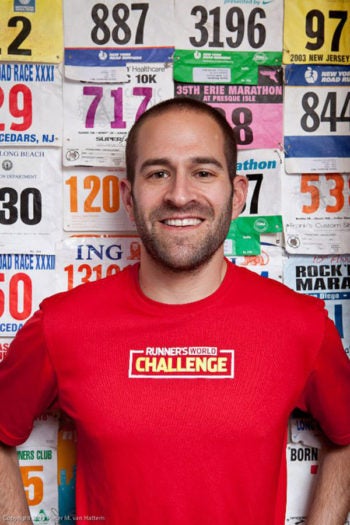 Rabbi Benjamin David, having finished the Boston Marathon earlier, was at his hotel room two blocks from the site of the two bombs when they exploded. (Courtesy Rabbi Benjamin David)