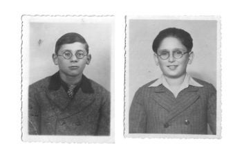 Yeshayahu Karmiel, left, and Herbert "Chanoch" Kelman, will soon see one another for the first time since 1939. (Courtesy Yeshayahu Karmiel)