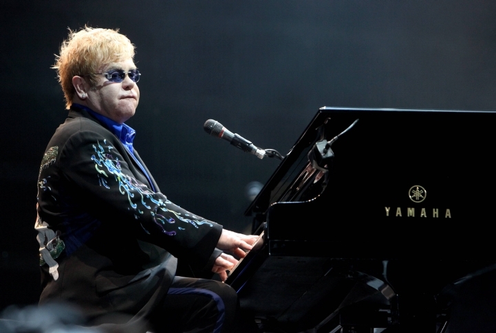 British singer Elton John, who performed in Ramat Gan, Israel on June 17, 2010, said nothing would stop him from coming to perform in Israel. (Flash90 / JTA)