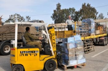 IDF officials prepared to send medical aid and personnel to Haiti to assist in the earthquake relief effort there, Jan. 14, 2010. (Yossi Zeliger / Flash90 / JTA)