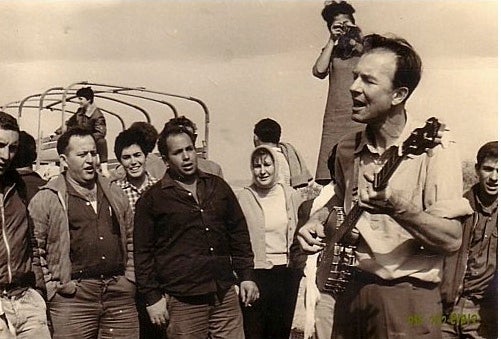 Pete Seeger visited Israel twice in the 1960s. (Courtesy Oneg Shabbat)