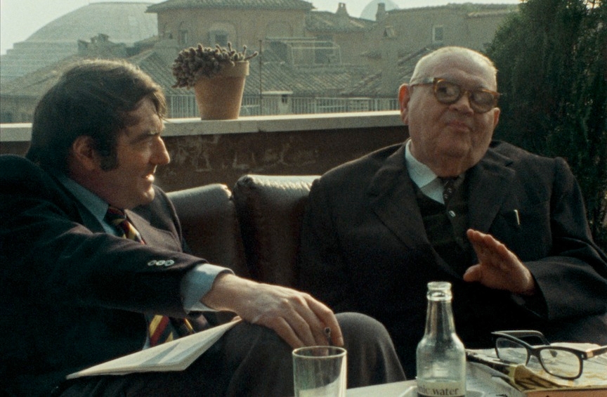 Filmmaker Claude Lanzmann speaks with Benjamin Murmelstein, the subject of 