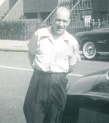 Harry Eidlitz is shown on a 1953 visit to Brooklyn, N.Y., to see his sister, Sylvia Brier. (Courtesy Joseph Brier)