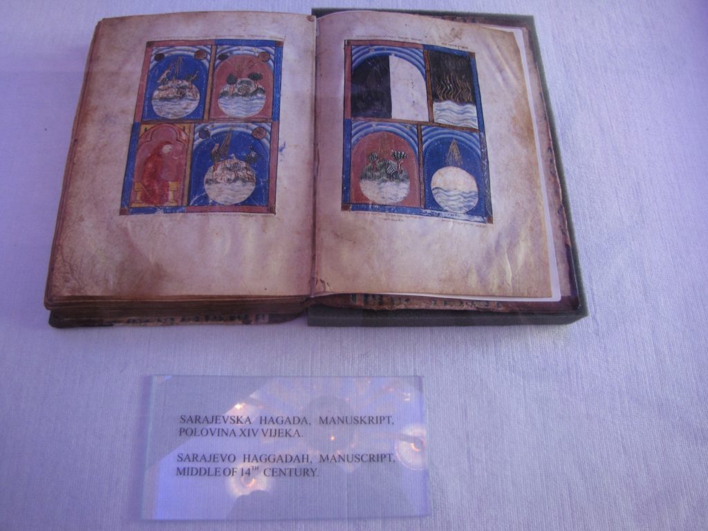 The Sarajevo Haggadah took a 600-year journey from Spain through Italy to Bosnia. (Courtesy of Aleksandra Buncic)