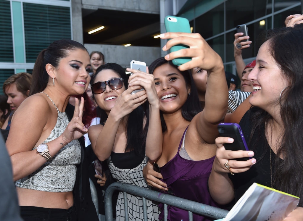 Selena Gomez arrives at the premiere of Mad Chance's 