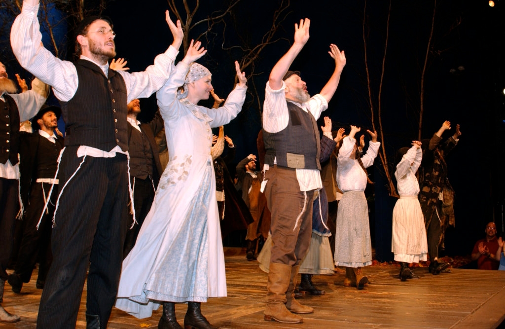 The cast of