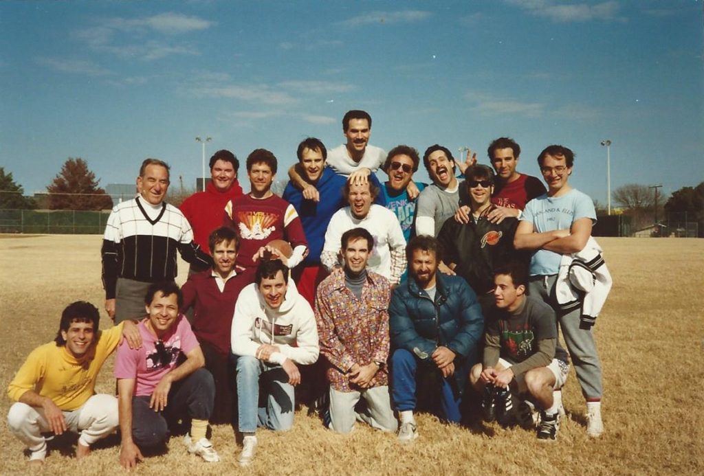 Players at the 1976 Christmas Day Classic football game in Dallas. (Courtesy of XX)