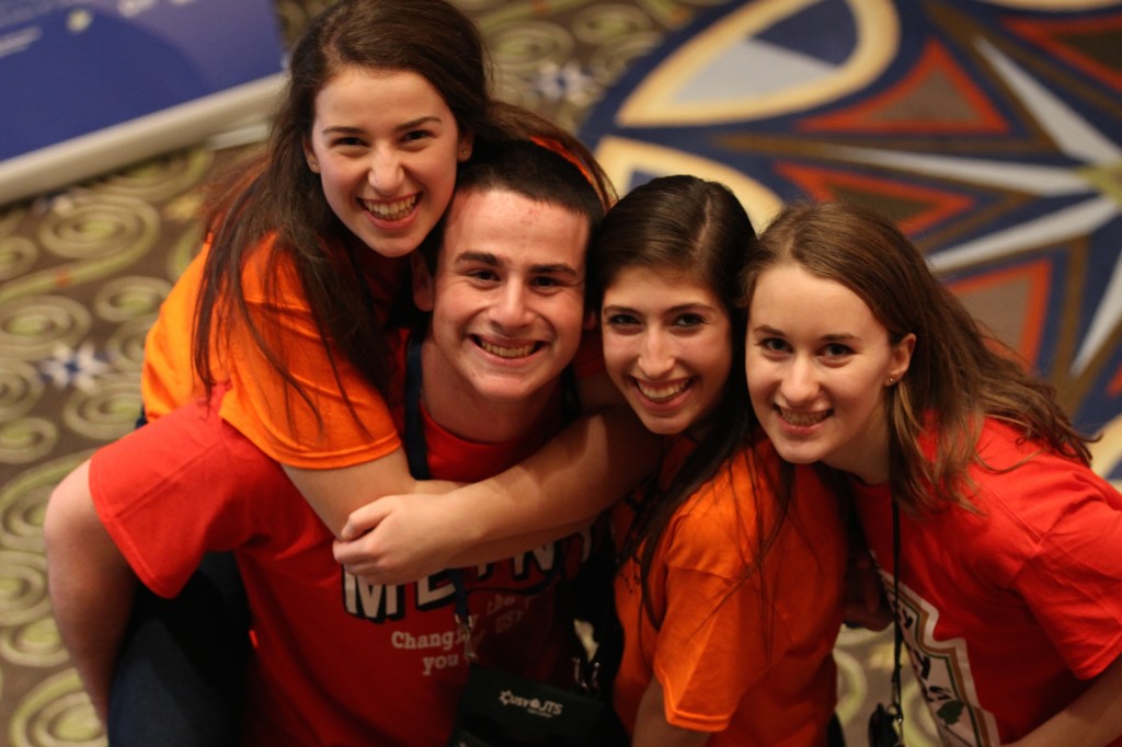 At United Synagogue Youth's 2014 convention, being held in Atlanta on Dec. 21-25 , the board voted to relax the youth organization's ban on interfaith dating. (Courtesy of United Synagogue Youth)