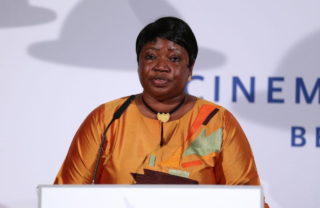 International Criminal Court prosecutor Fatou Bensouda announced a preliminary examination concerning the
