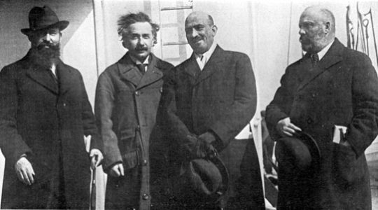 Einstein and Weizmann Take America