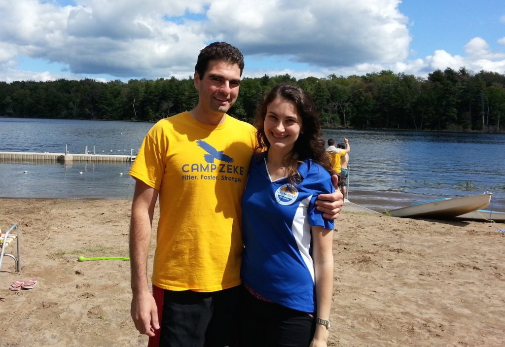 Isaac Mamaysky and his wife, Lisa, at Camp Zeke. Courtesy of Camp Zeke)