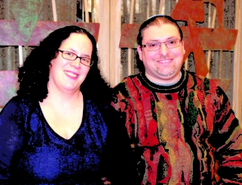 Cantor Jenna Greenberg and Rabbi Josh Ginsberg (Marshall Weiss/Dayton Jewish Observer)