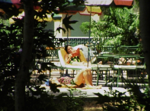 Israelis relaxing in a villa in Tehran. (Courtesy of 